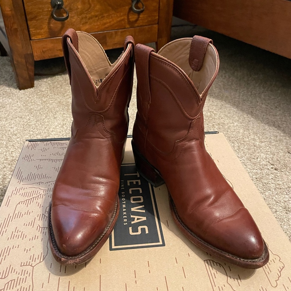 Tecovas “the Penny” booties size 7.5 color Bourbon